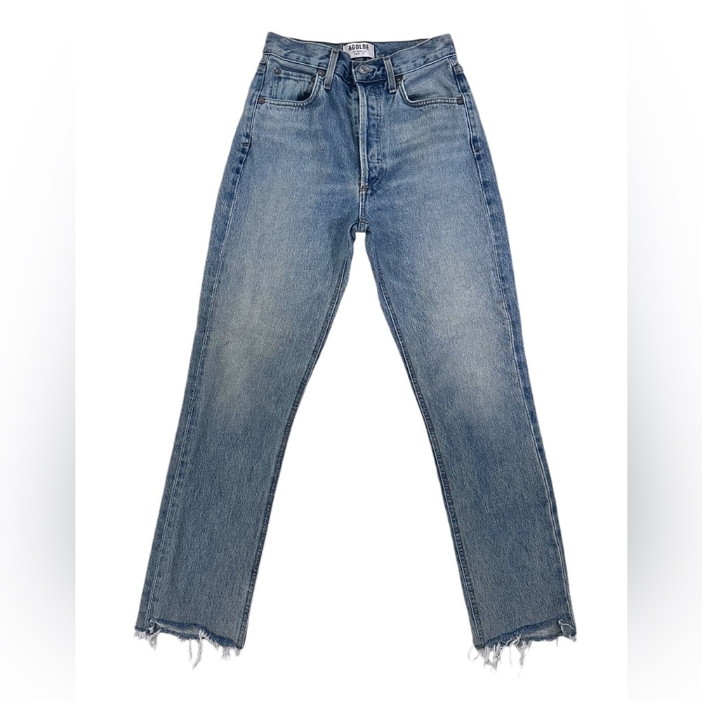 Agolde Riley High Rise Straight Crop Jean - Picture 6 of 14